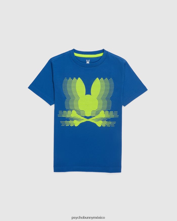 camiseta con gráfico de turing para niños azul niloR46422586 Psycho Bunny