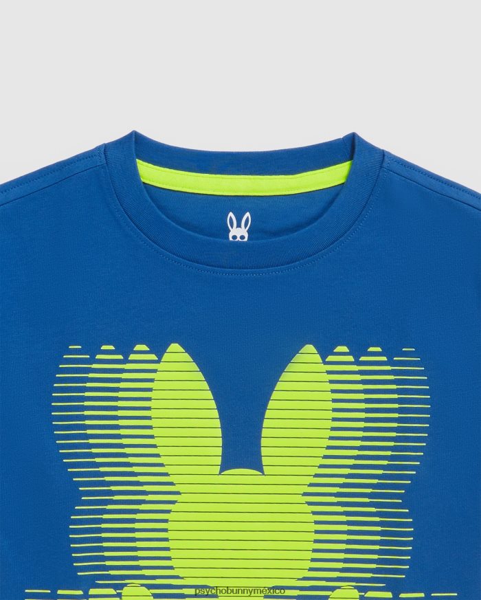 camiseta con gráfico de turing para niños azul niloR46422586 Psycho Bunny