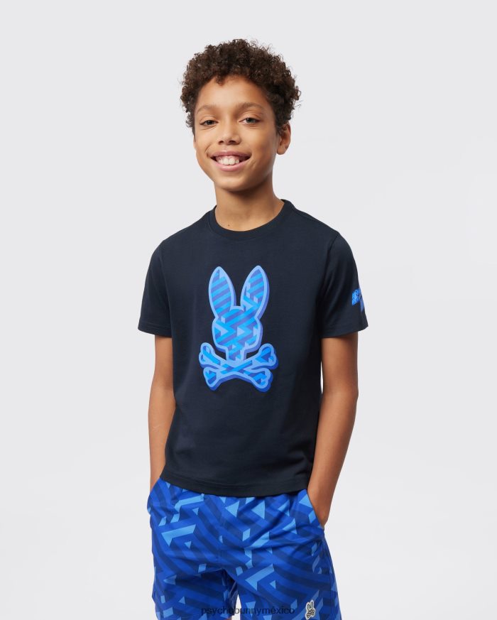 camiseta con gráfico del conejito pisani para niños ArmadaR46422557 Psycho Bunny