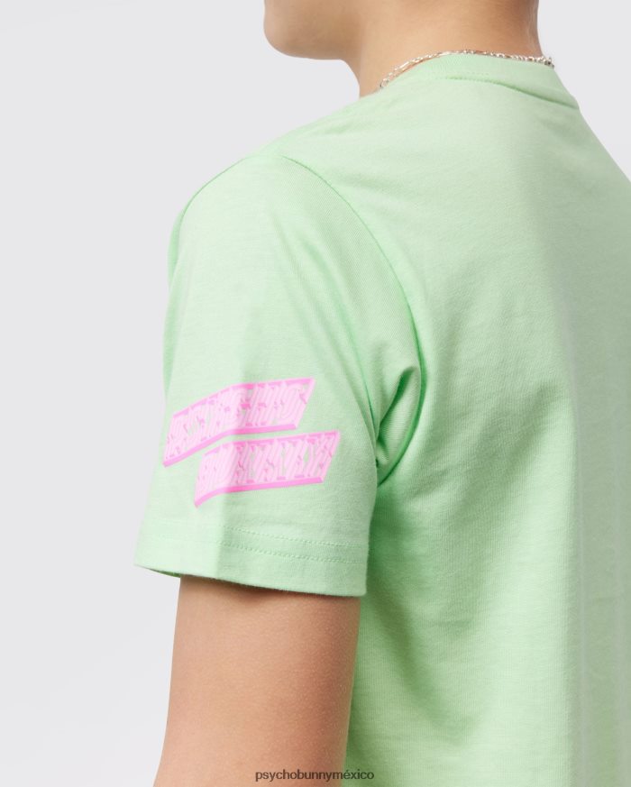 camiseta con gráfico del conejito pisani para niños menta heladaR46422568 Psycho Bunny