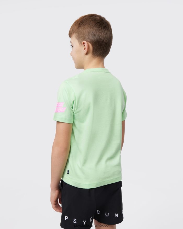 camiseta con gráfico del conejito pisani para niños menta heladaR46422568 Psycho Bunny