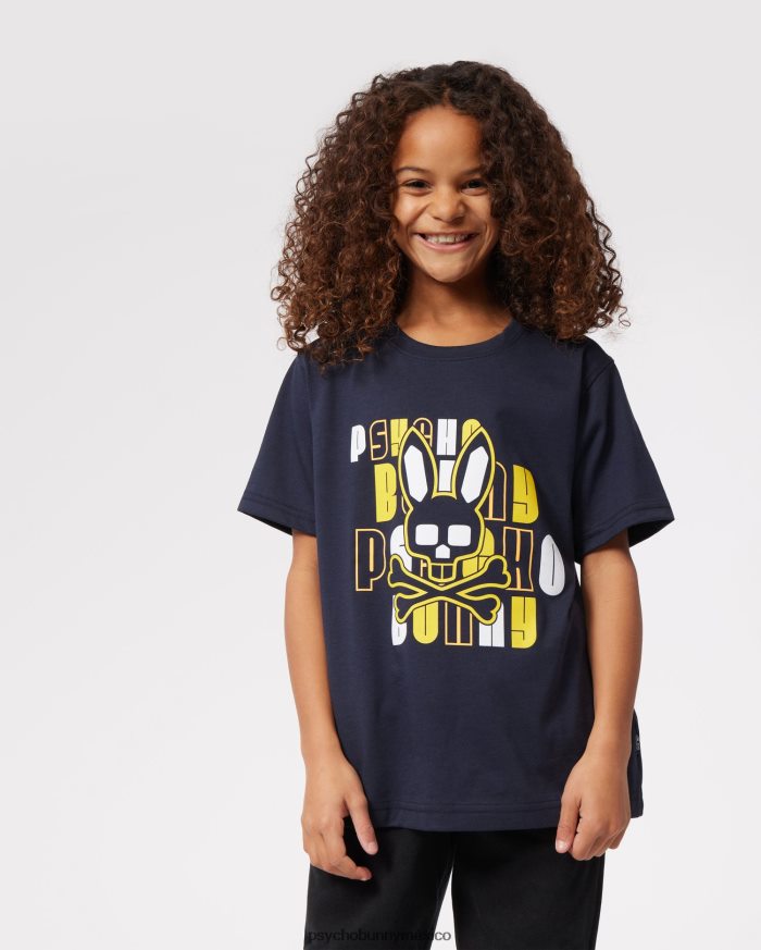 camiseta con gráfico krome para niños ArmadaR46422584 Psycho Bunny