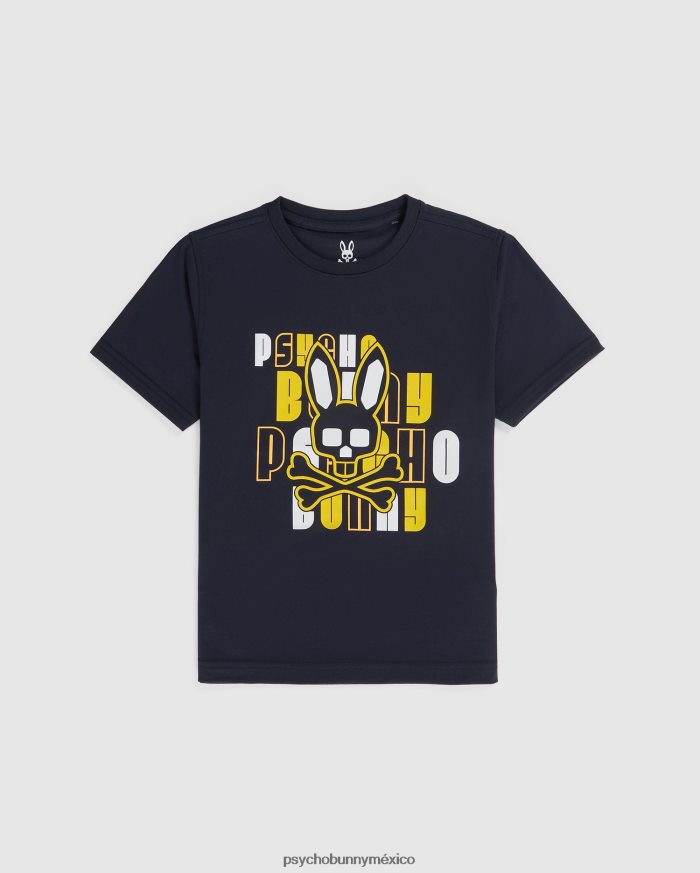 camiseta con gráfico krome para niños ArmadaR46422584 Psycho Bunny