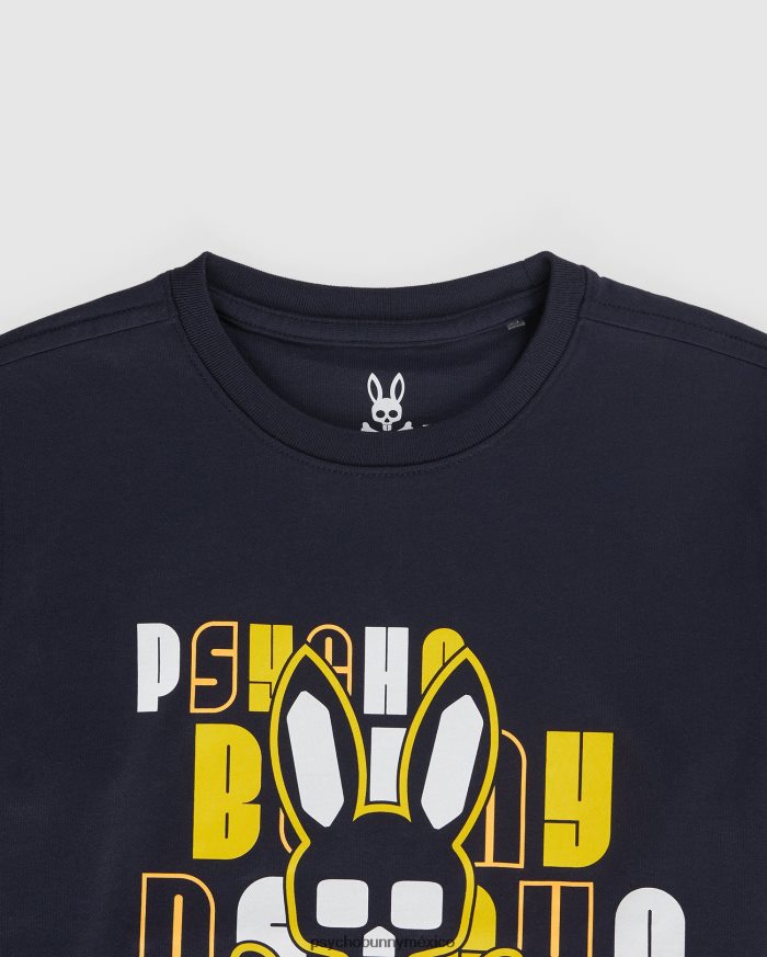 camiseta con gráfico krome para niños ArmadaR46422584 Psycho Bunny