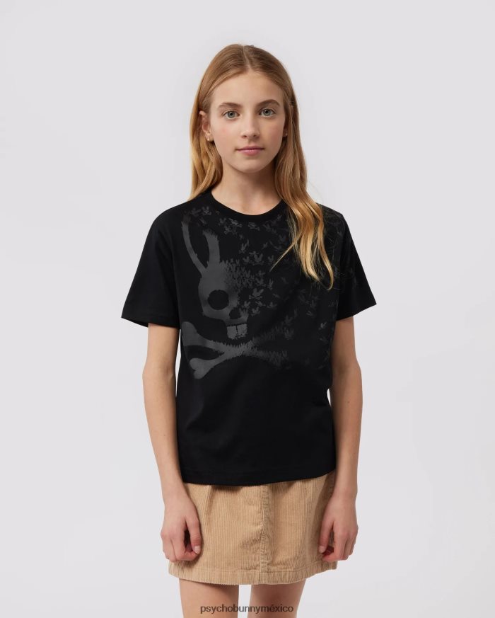 camiseta con gráfico mullen para niños negroR46422565 Psycho Bunny