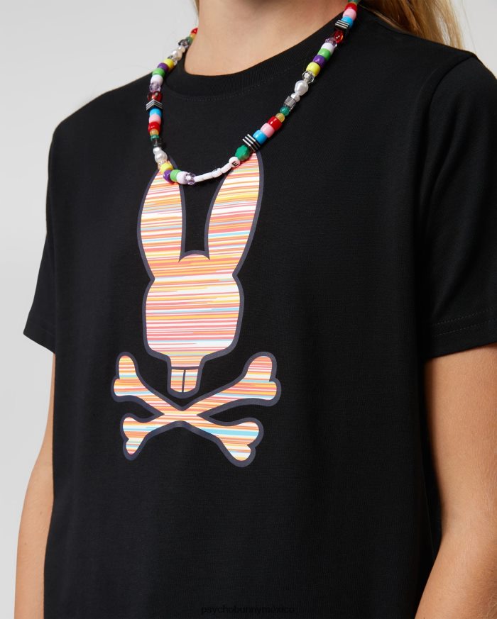 camiseta con gráfico newell para niños negroR46422579 Psycho Bunny