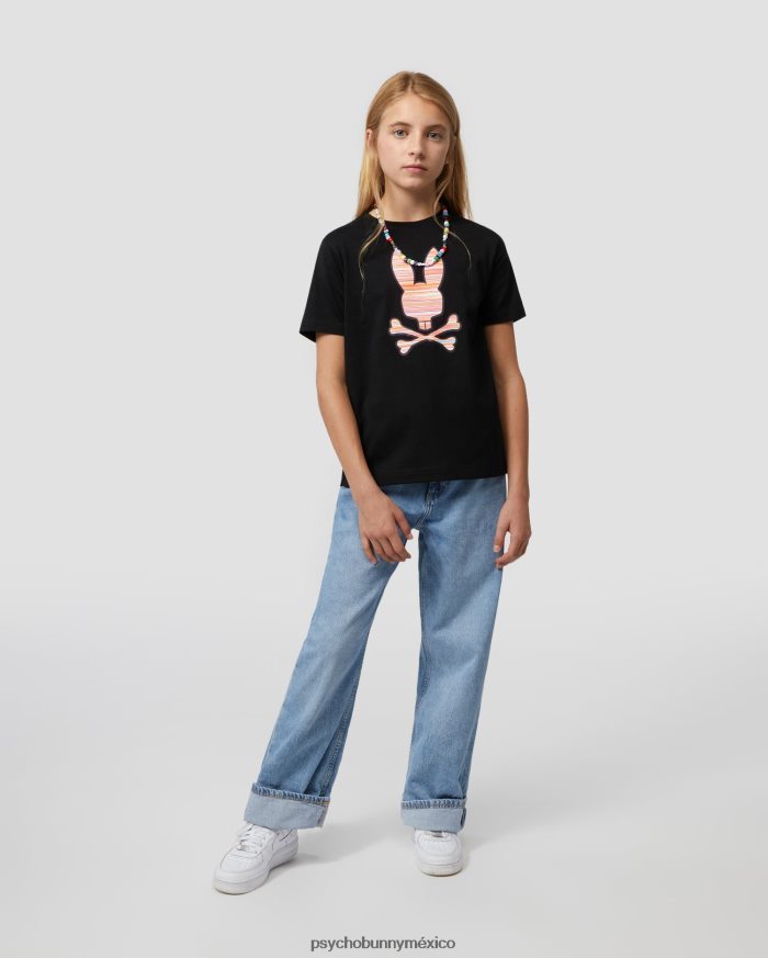 camiseta con gráfico newell para niños negroR46422579 Psycho Bunny