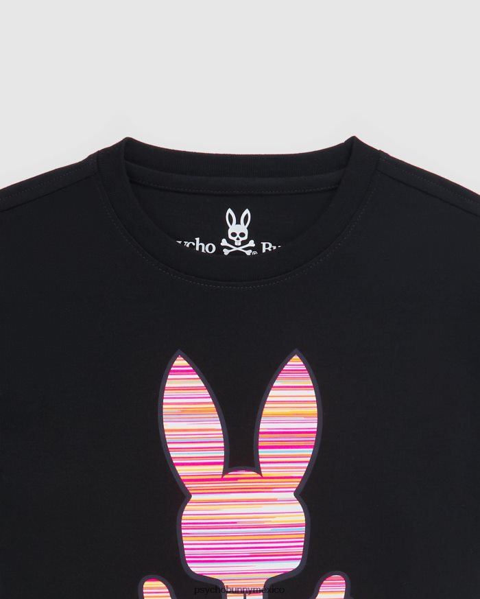 camiseta con gráfico newell para niños negroR46422579 Psycho Bunny