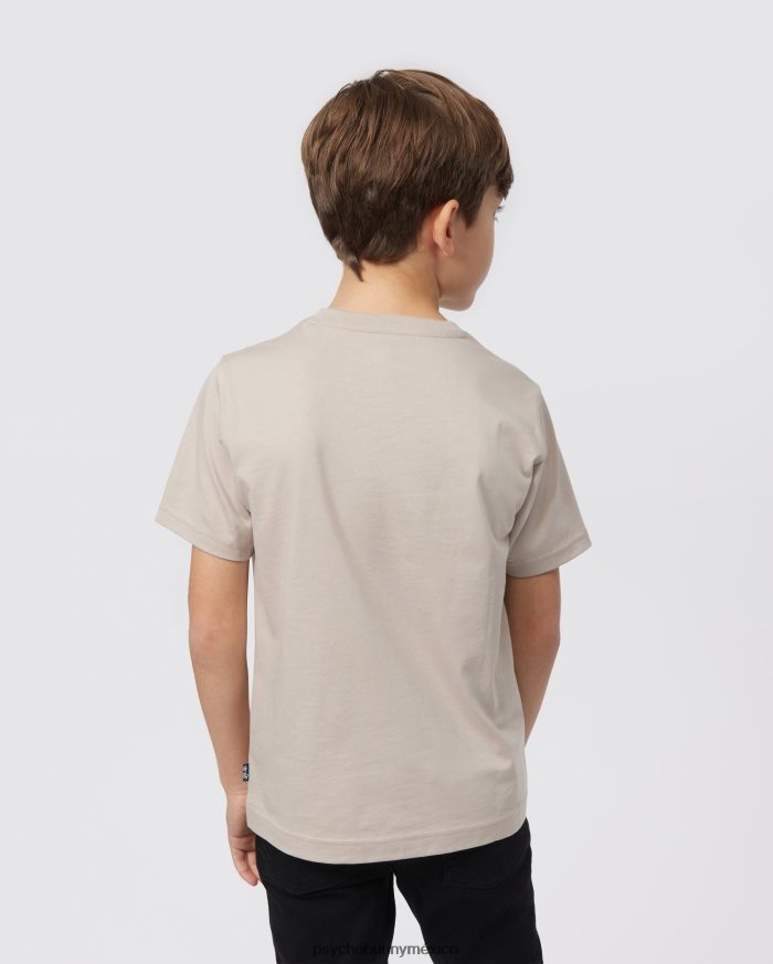 camiseta estampada de sarga para niños areniscaR46422564 Psycho Bunny