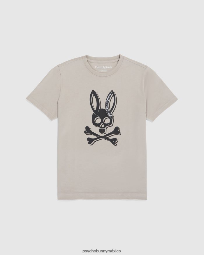 camiseta estampada de sarga para niños areniscaR46422564 Psycho Bunny