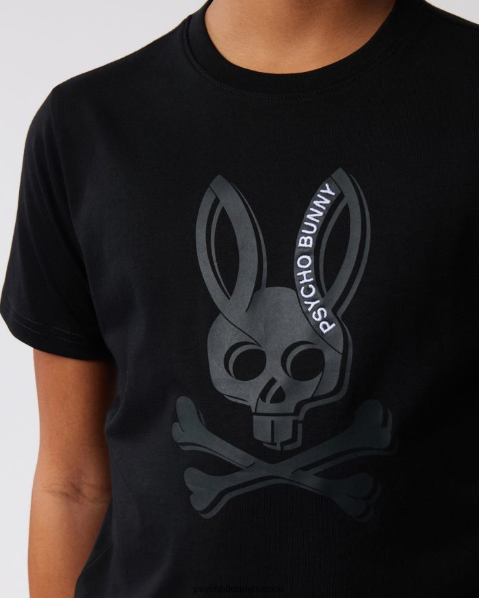 camiseta estampada de sarga para niños negroR46422560 Psycho Bunny