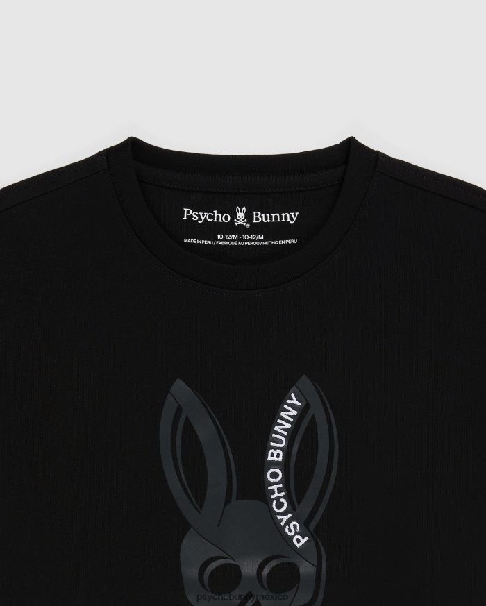 camiseta estampada de sarga para niños negroR46422560 Psycho Bunny
