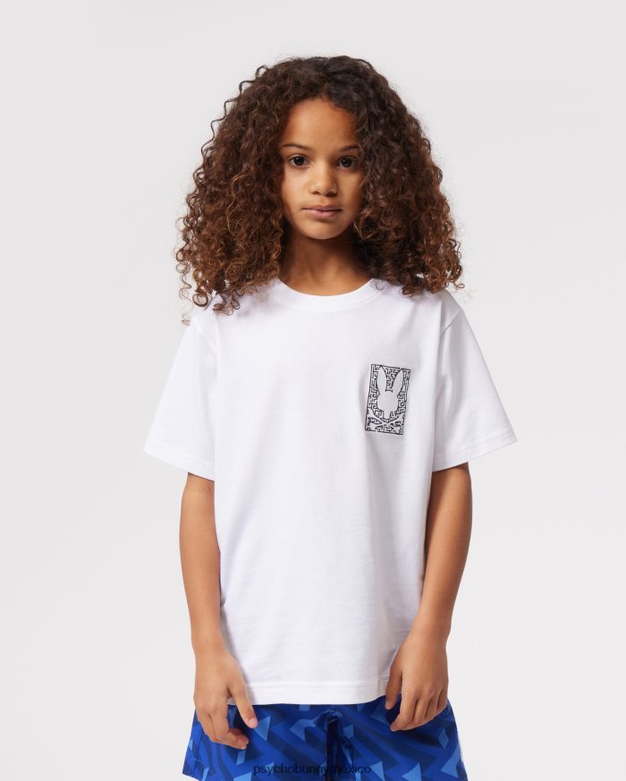 camiseta estampada pisani para niños blancoR46422561 Psycho Bunny