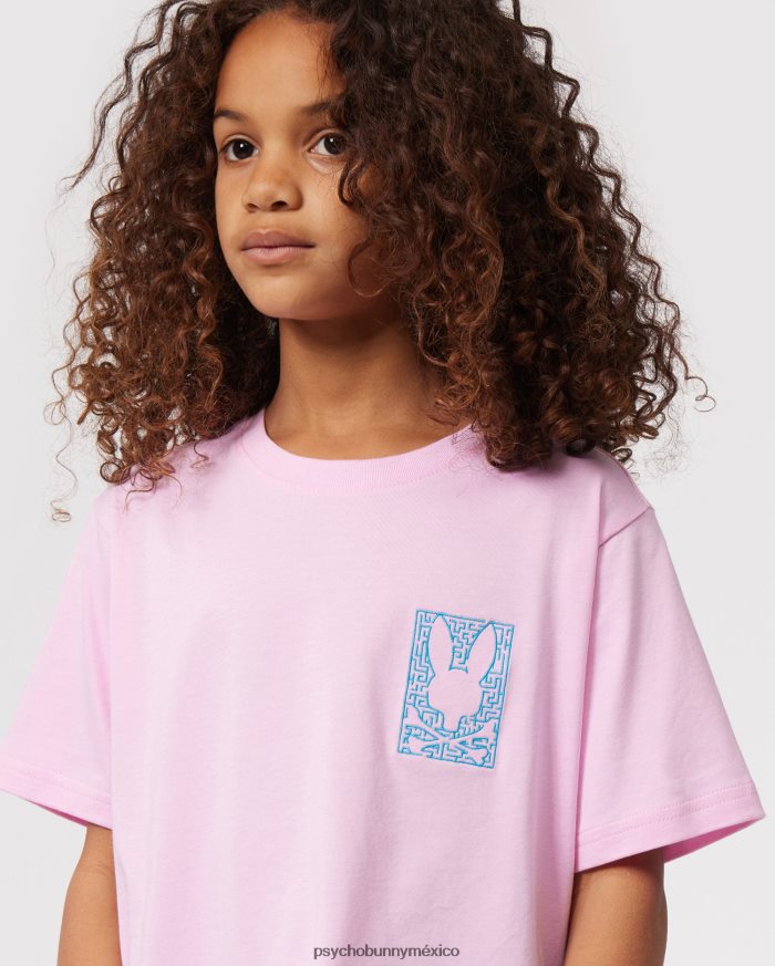 camiseta estampada pisani para niños rosa puroR46422567 Psycho Bunny