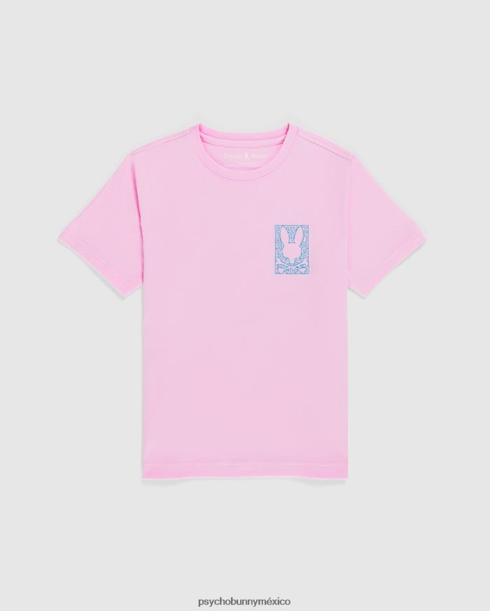 camiseta estampada pisani para niños rosa puroR46422567 Psycho Bunny