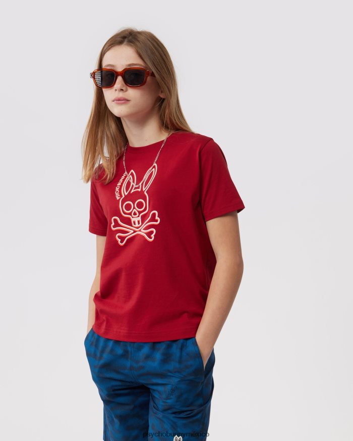 camiseta gráfica de alta densidad gresham para niños río rojoR46422588 Psycho Bunny