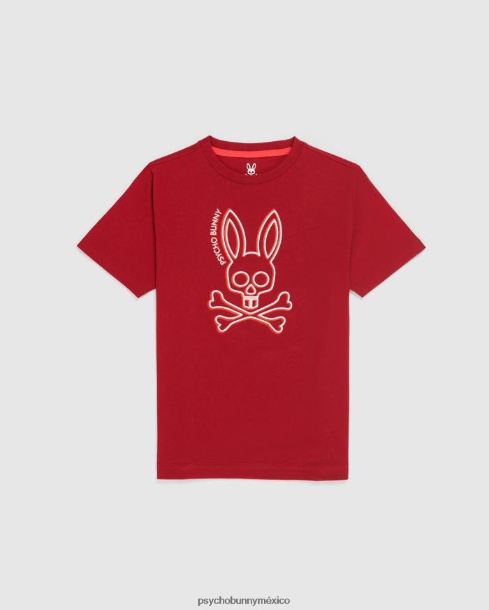 camiseta gráfica de alta densidad gresham para niños río rojoR46422588 Psycho Bunny