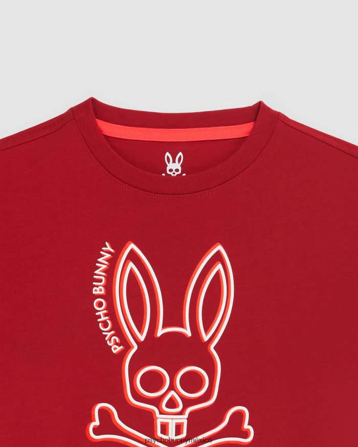 camiseta gráfica de alta densidad gresham para niños río rojoR46422588 Psycho Bunny