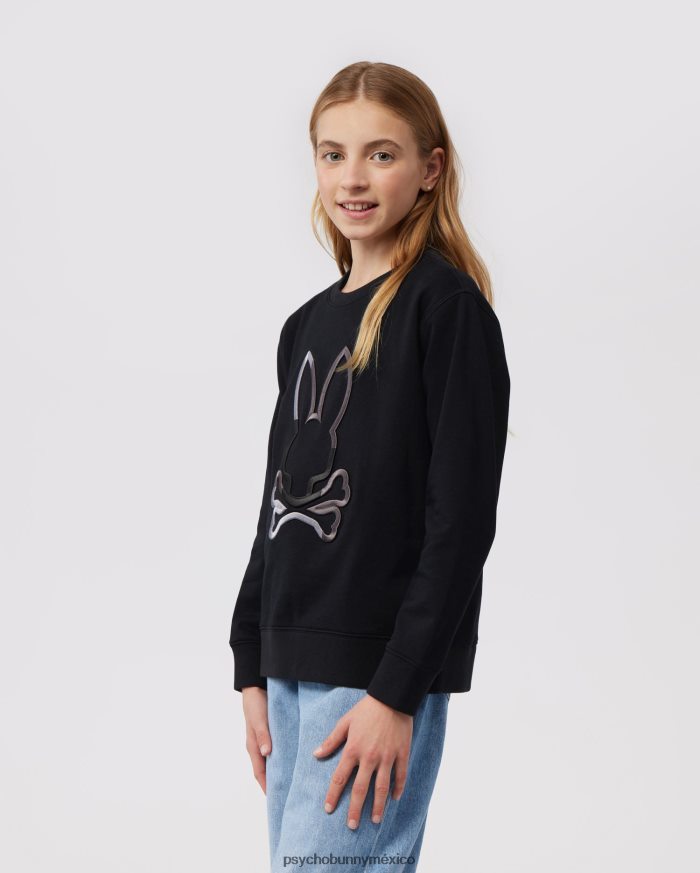 sudadera calle niños negroR46422628 Psycho Bunny