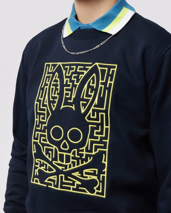 sudadera con bordado pisani para niños ArmadaR46422621 Psycho Bunny