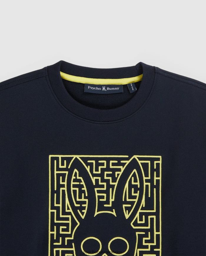 sudadera con bordado pisani para niños ArmadaR46422621 Psycho Bunny