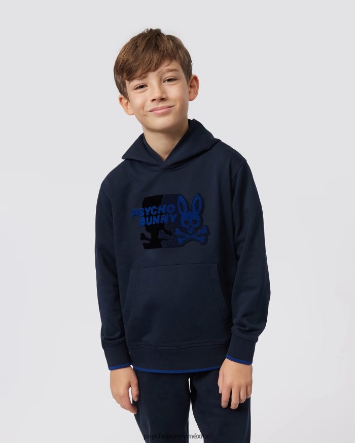 sudadera con capucha popover kona para niños ArmadaR46422626 Psycho Bunny