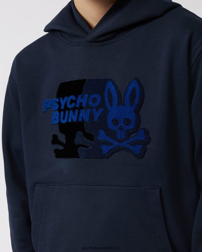 sudadera con capucha popover kona para niños ArmadaR46422626 Psycho Bunny