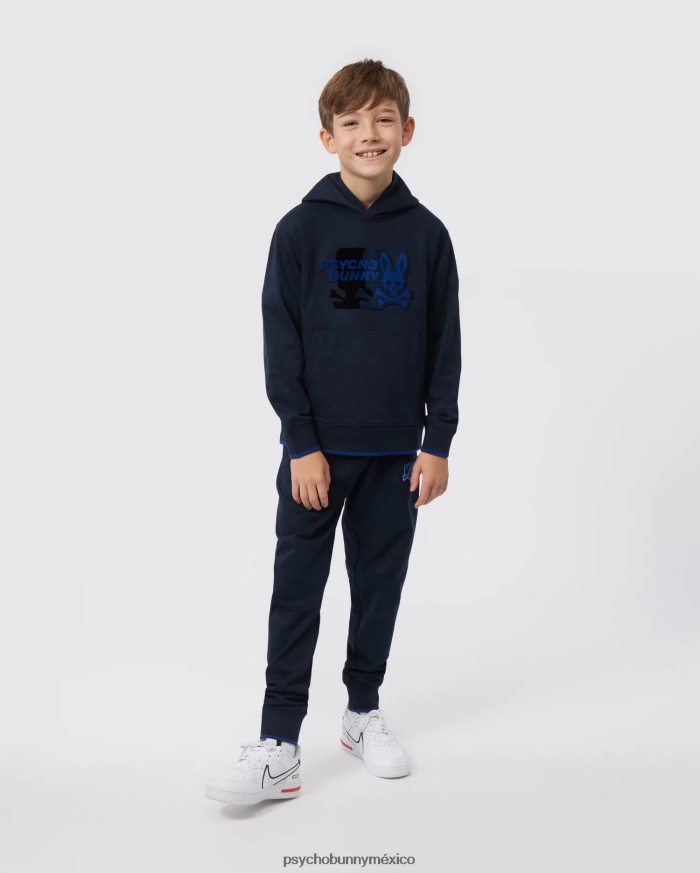 sudadera con capucha popover kona para niños ArmadaR46422626 Psycho Bunny