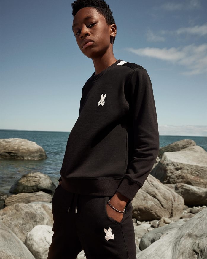 sudadera wilkes niños negroR46422635 Psycho Bunny